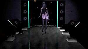 3D cute Asian slut in lingerie cheats with a massive hard cock.