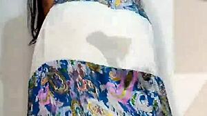 Bluee Teases With Squirting On Her Skirt Before Pissing