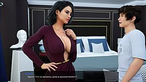 Milfy City Part 27 Gameplay: Deepthroat and Anal with Big Tits!
