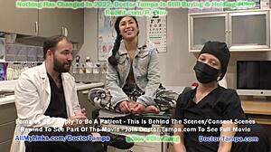 Doctor Tampa humiliates Jasmine Rose in gyno exam with Nurse Stacy Shepard at Tampa University!