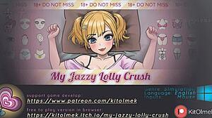 Watch my jazzy lolly crush get creampied in this hentai game letsplay?