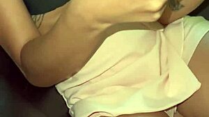 i grab my friend while she does webcam in her car