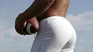 Go-muscle-go 7 features a personal trainer with a hairy, muscular build and massive cumshot