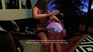 3D Gay Teen 18+ In Diaper Punished With Spanking And Paddling Until Crying.