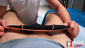 Foot Massage Turns Into Hardcore Cock Play with Kendrick Thomas and James Keresford