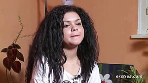 German-Brazilian Babe Masturbates Passionately