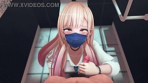 Kitagawa Caught in a Steamy Toilet Encounter with Hidden Desires