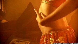 cute indian lady dances and teases