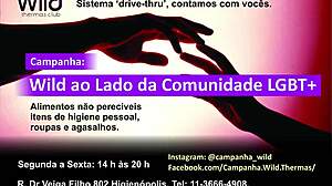 Wow, Cesar's boldness in the big cock club in Sao Paulo - part 2!