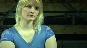 bound sub gets suspended by maledom master