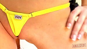 Analized - Naughty Babe Iris Fucks Her Asshole With A Big Pink Dildo