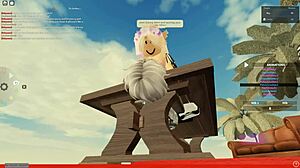 Roblox porn with intense anal action