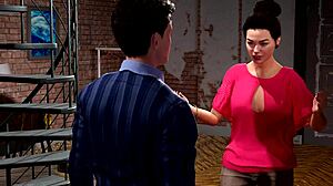 Watch the wizard's lover seduce the teacher in this hot anime episode.