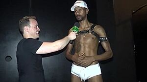 Wow, Cesar's boldness in the big cock club in Sao Paulo - part 2!