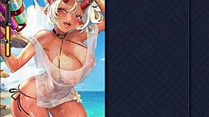 Asaka hosts a kinky summer beach sex party