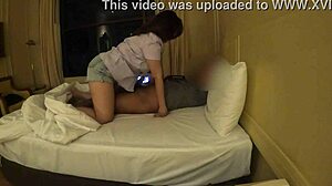 Homemade quickie with fat Thai amateur sparks emotional blowjob and riding passion