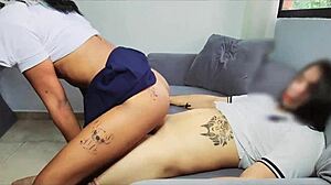 feeling the rush as stepson has sex with tayler before university