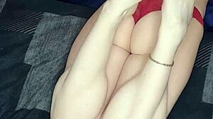 would you mind joining me for some solo time. blonde milf gives instructions.