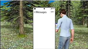 ripples gameplay part 5 - skinny brunette in lingerie gets clothes ripped