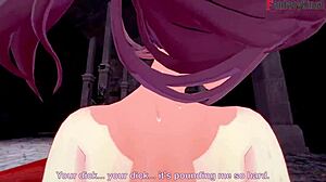 kafka's hard fucking with ahegao face in honkai star rail... see through pov on sheer or ptrn fantasyking3!