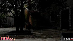 big tittied brunette futa spies on blonde and fucks her hard