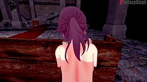 kafka's hard fucking with ahegao face in honkai star rail... see through pov on sheer or ptrn fantasyking3!