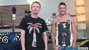 Brody Hamilton delivers intense blowjob to Sam Northman