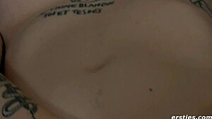 sexy amateur with pierced nipples shows her wild side