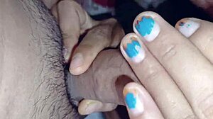 Big booty indian girl in lingerie fucks friend with girlfriend watching