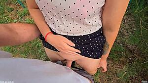 Stepbrother and stepsister help each other to cum on panties