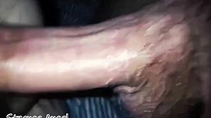 Hairy gay bottom takes lover's deep thrust