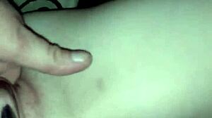 Ginger masturbates intensely with dildo to hard cum.