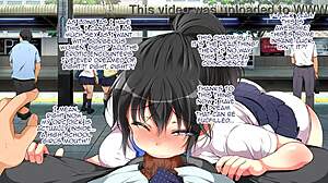 Big tits milf attacks lucky guy in animated hentai!