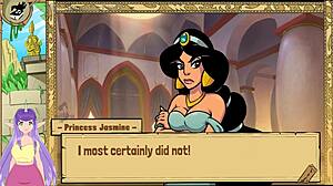 Princess Jasmine's Big Tits In Queen Trainer