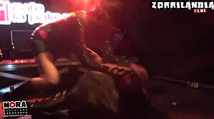 blonde teen bound and spanked in fetish bondage