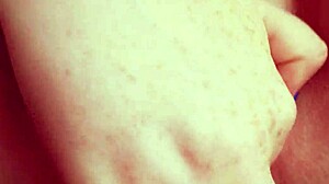 Watch that dirty squirt soak her panties and drip from her wet pussy