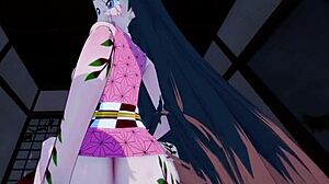 nezuko kamado and daki intense sex in demon slayer