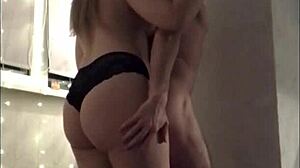 Stepmom's big ass gets assfucked by stepson at home