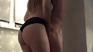 Stepmom's big ass gets assfucked by stepson at home