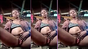 Isabella Bating Huge Squirt With Cucumber And Bottle!