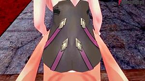 kafka's hard fucking with ahegao face in honkai star rail... see through pov on sheer or ptrn fantasyking3!