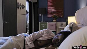 Guy Jerks Off Beside Girlfriend's Black Roommate Ana Foxxx