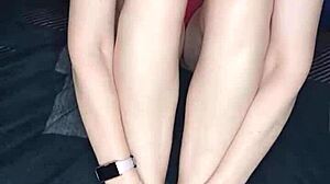 would you mind joining me for some solo time. blonde milf gives instructions.