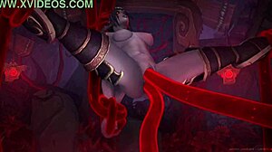 Wow, gangbang sluts in wild cartoon monster banging!