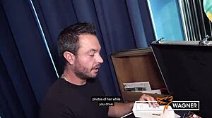 Slut Julia Fucks in Public