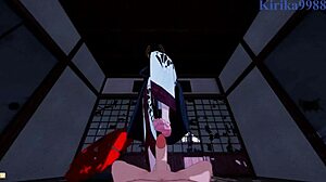 nezuko kamado and daki intense sex in demon slayer