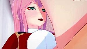 Zero Two Fucks Darling Hard in Franxx