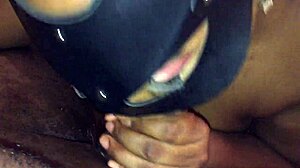 Step sister eating syrup off my cock