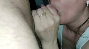 great amateur milf gives blowjob