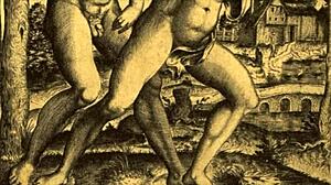 vintage erotic cartoon illustration